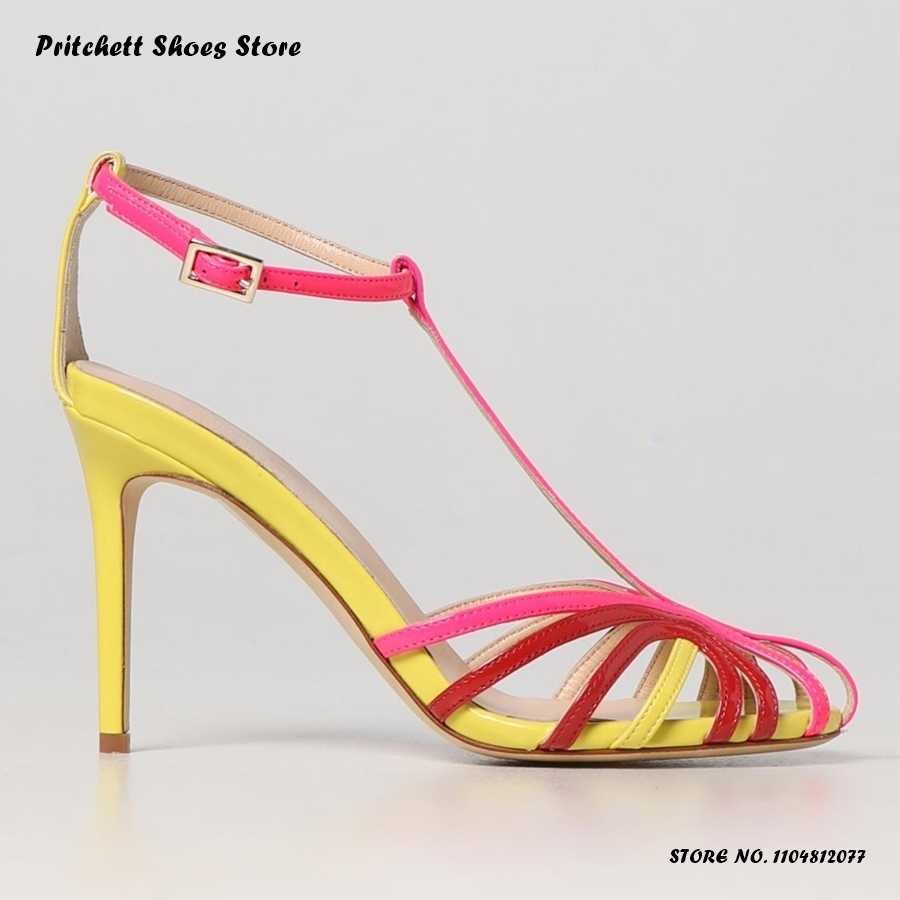 Women's Mixed Colors Strappy S - Sandal Strappy Heeled 评论和价格