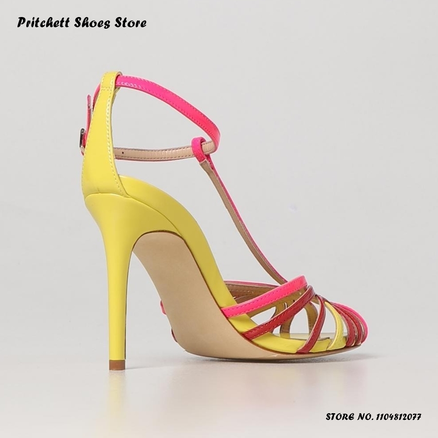 Women's Mixed Colors Strappy S - Sandal Strappy Heeled 评论和价格