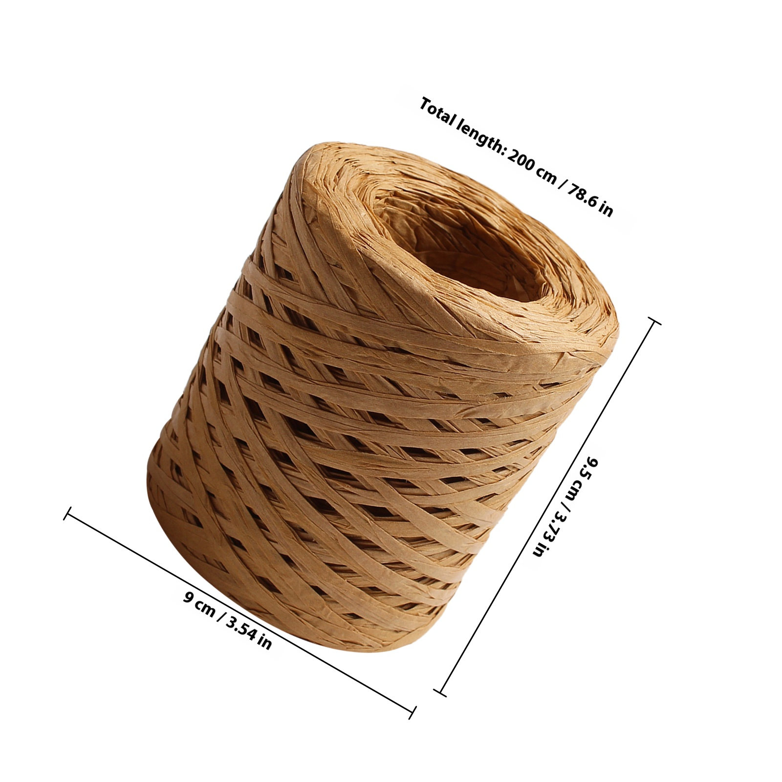 1 Roll Raffia Paper Rope Handw - Crochet Bag Raffia 评论和价格