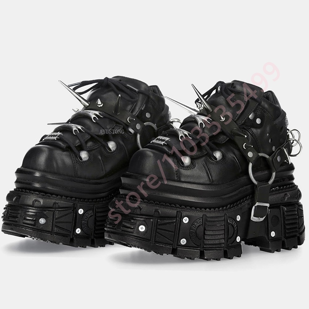 2026 New Black Gothic Punk Pla - Wedge Espadrille Women 评论和价格