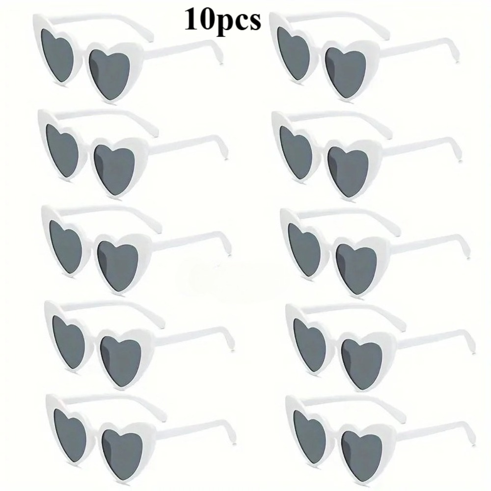 10pcs Brand Heart Sunglasses W - Sunglasses Cat Eye 评论和价格